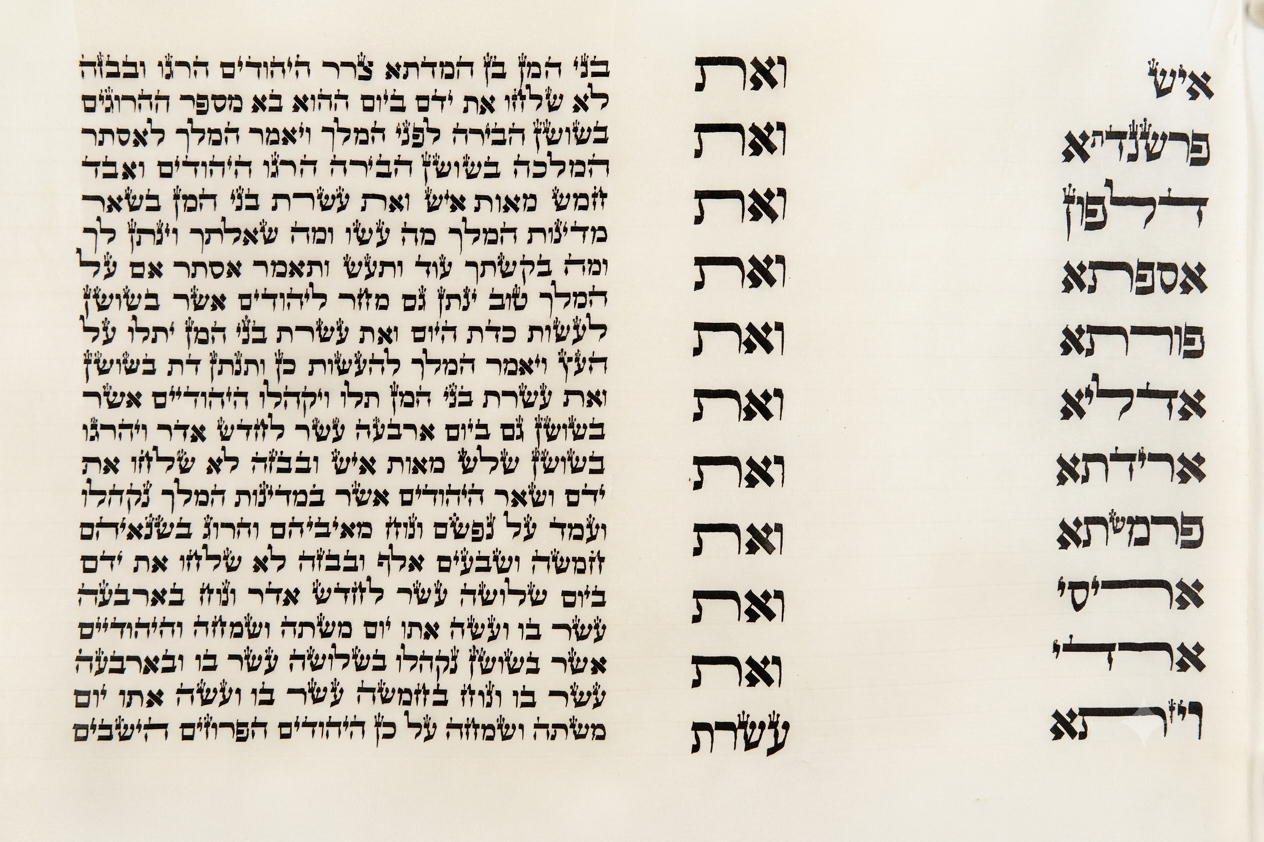 מגילת אסתר כשרה ומהודרת | כתב ספרדי |21 שורות